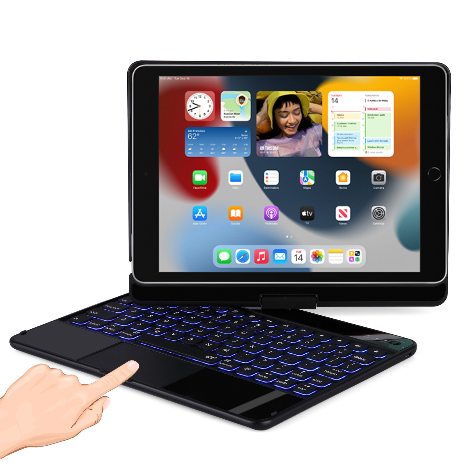 LENRICH iPad 10.2 9th/8th/7th keyboard case